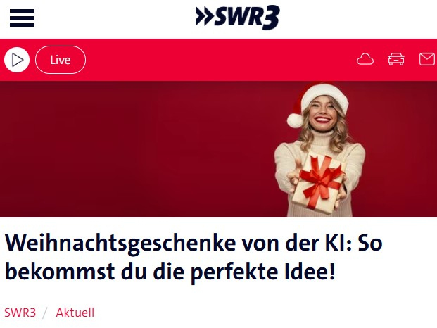 Can AI suggest Christmas Gifts? Why finding good Presents Needs a Human Touch