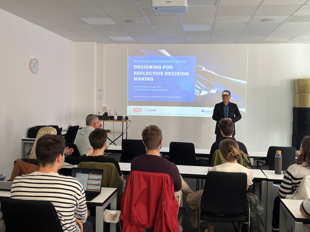 Talk by Pierre-Majorique Leger, HEC Montreal: “Rethinking UX in Human-Centered AI: Designing for Reflective Decision-Making”